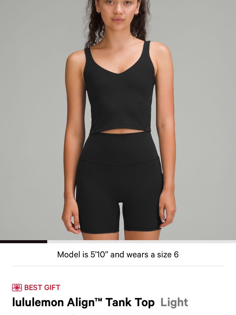 lululemon Align™ Tank Top Black